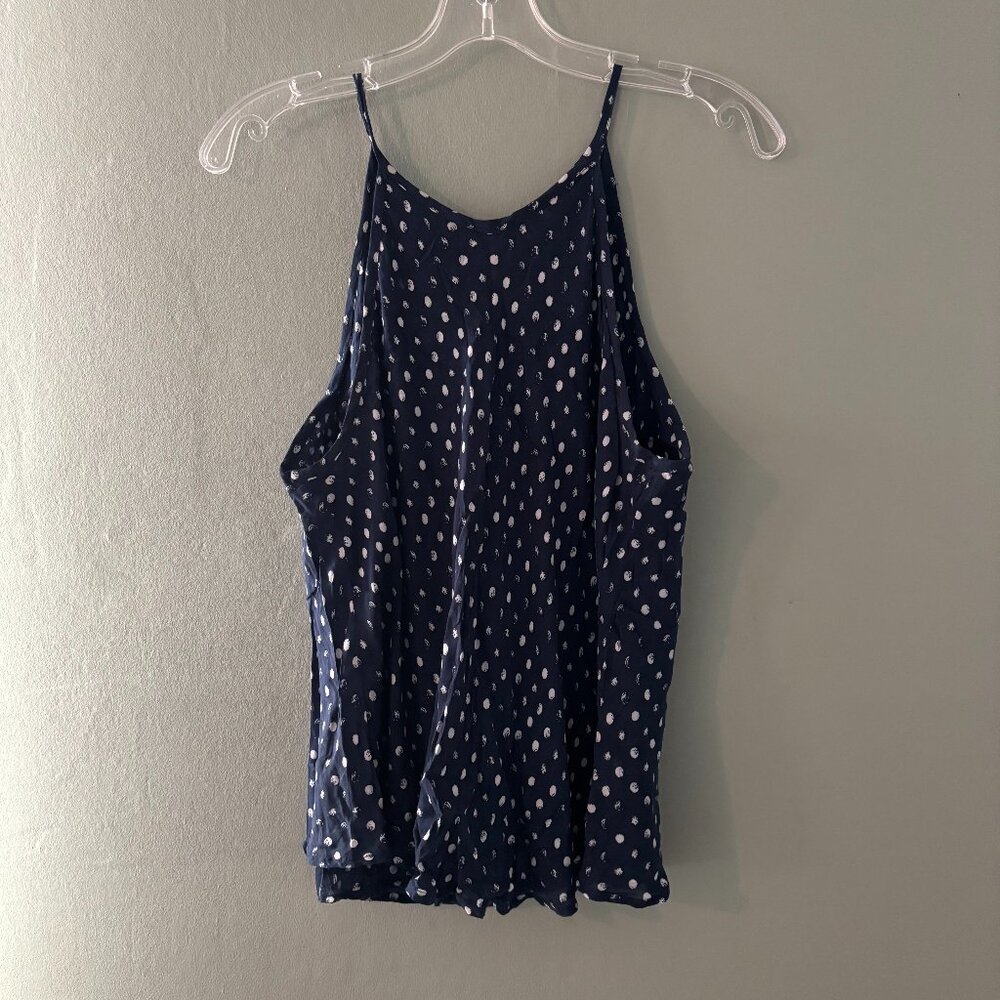 Bella Dahl Polka Dot Pattern Lightweight Tank Top